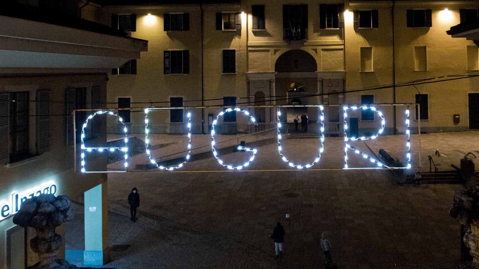 Luminarie Natalizie - Scritta Auguri