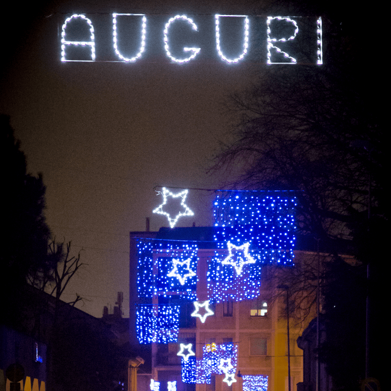 Luminarie Auguri - Brugherio